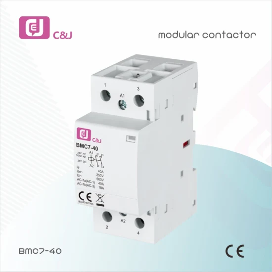 Suministro de fabricación BMC7-63 4p 63A Hogar AC DC Contactor Modular Contactor