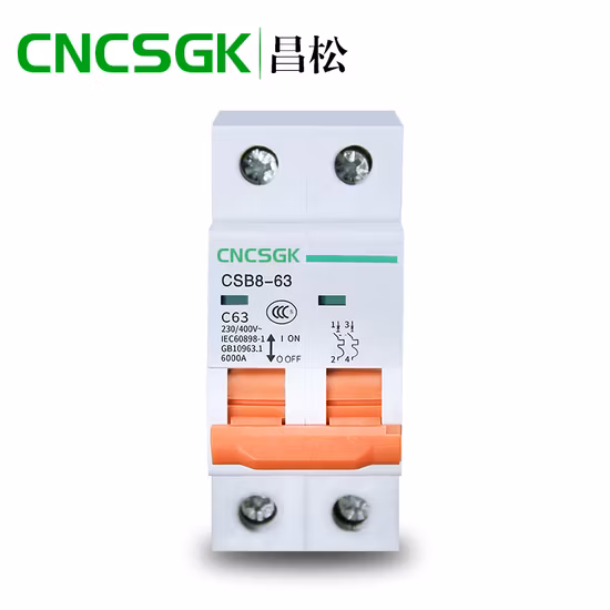 MCB 4 polos 100 AMP Tipos de disyuntor MCB